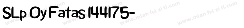 SLp Oy Fatas 144175字体转换